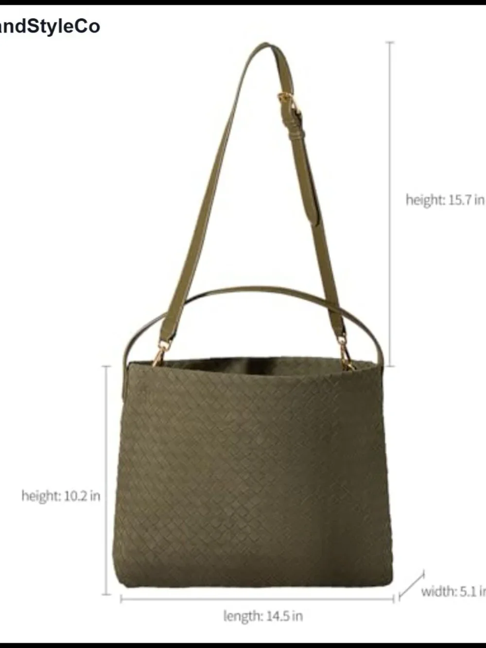 Suede Hobo Bag Hand-Woven Casual Shoulder Tote